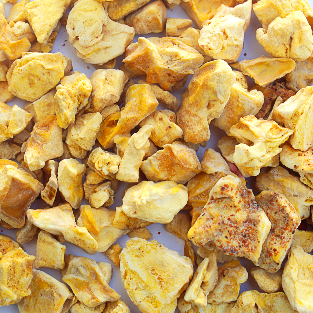 Mango-Chile liofilizado