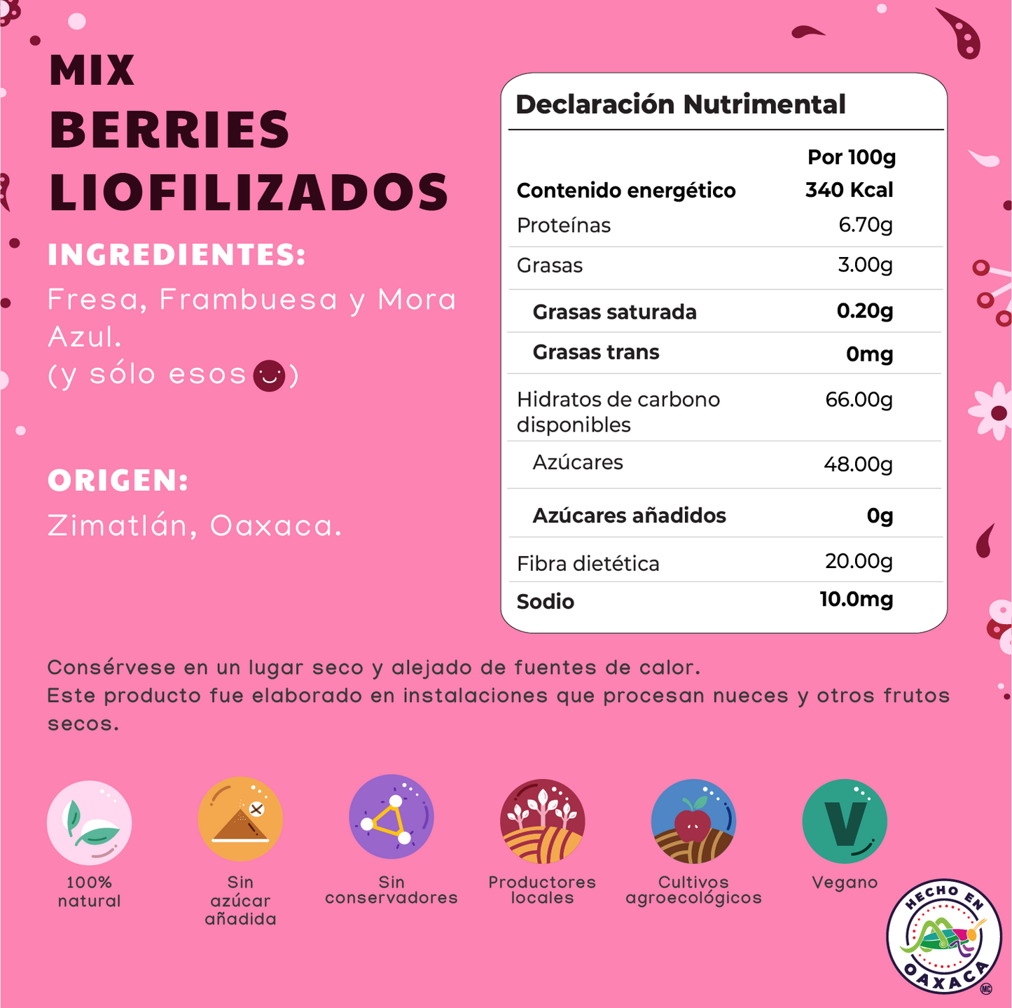Mix Berries Liofilizadas