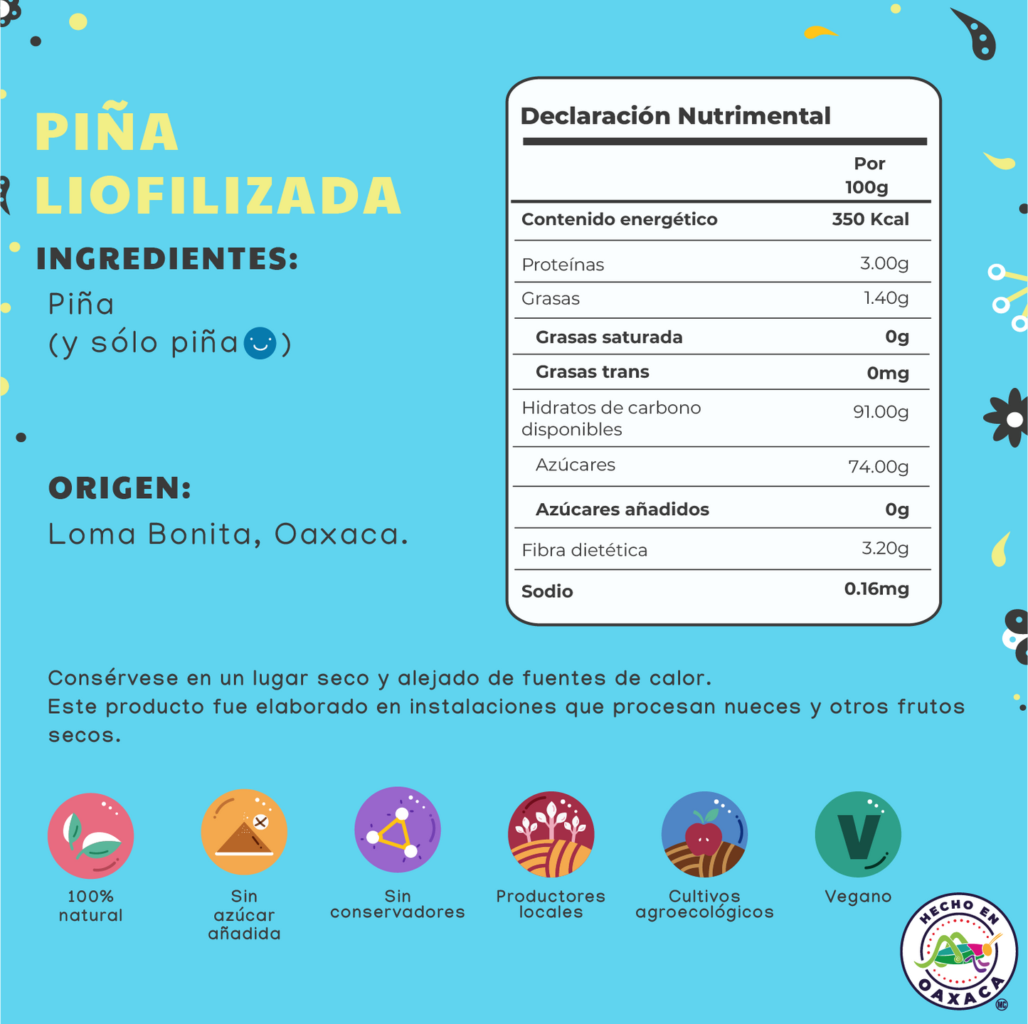 Piña Liofilizada