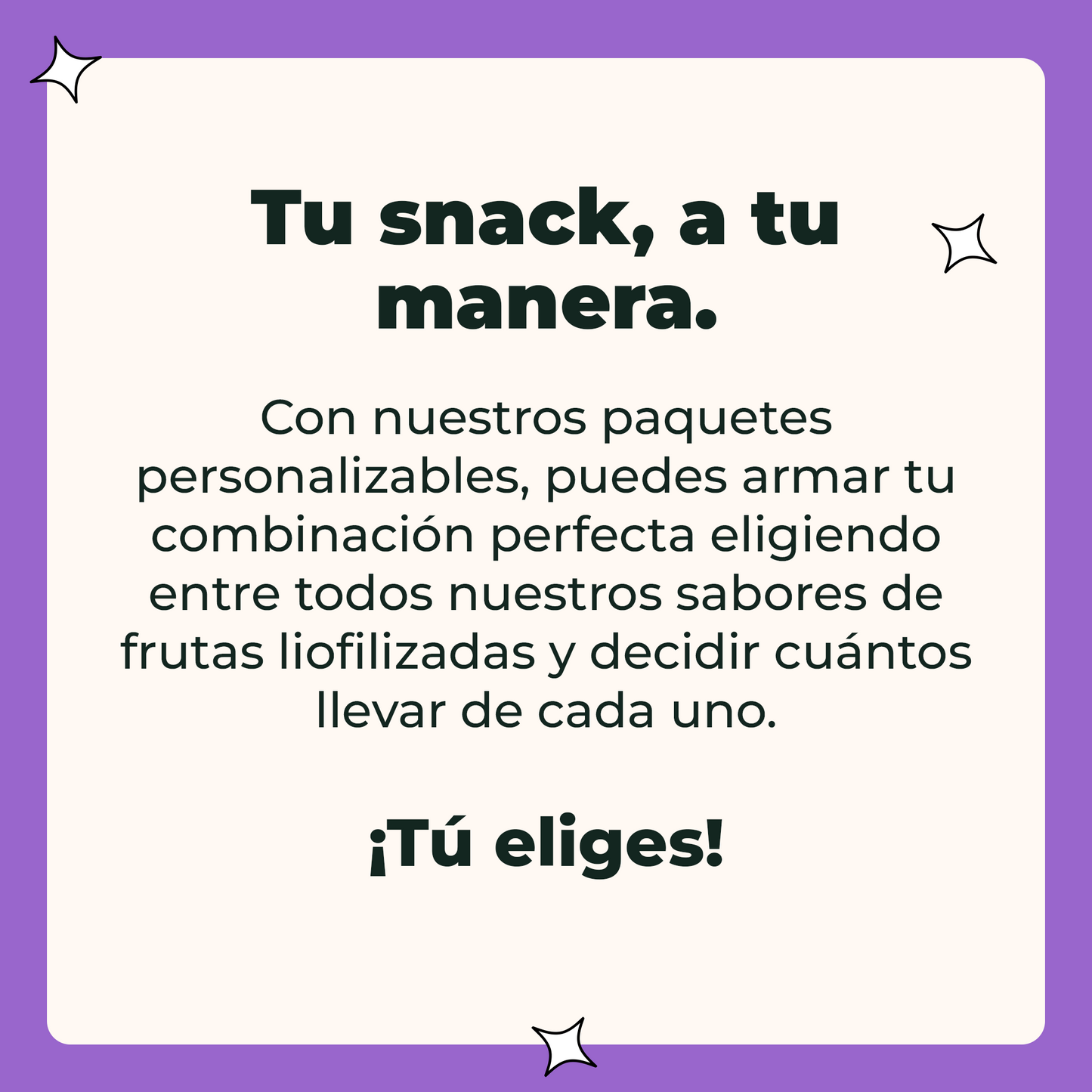 Caja 15 snacks Personalizada