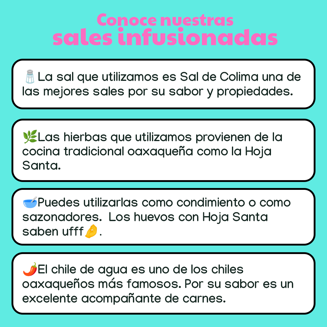 Kit Sales Gourmet de Hierbas y Chiles oaxaqueños Liofilizados (4 frascos)