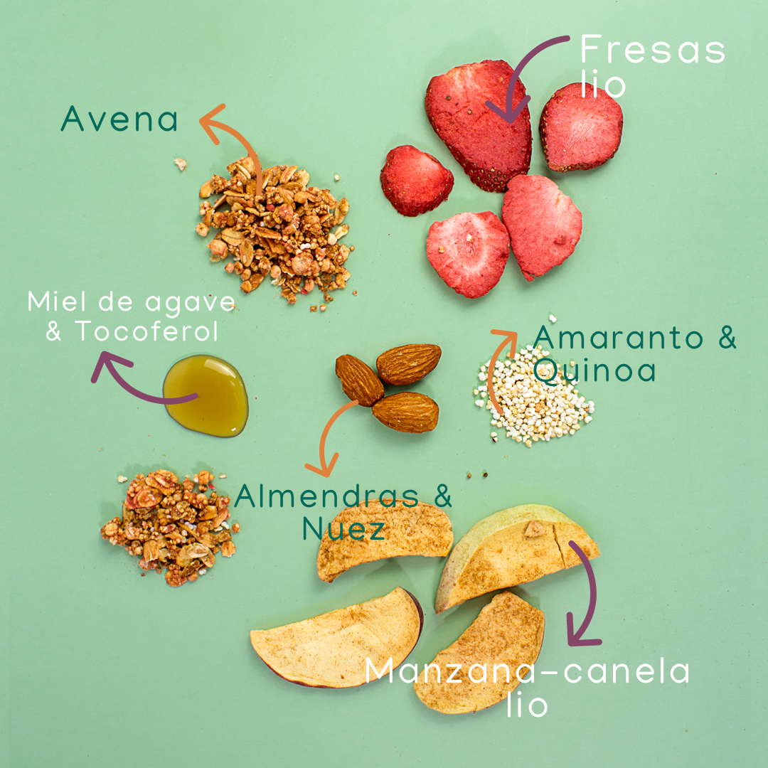 Granola Gourmet con Frutas Liofilizadas
