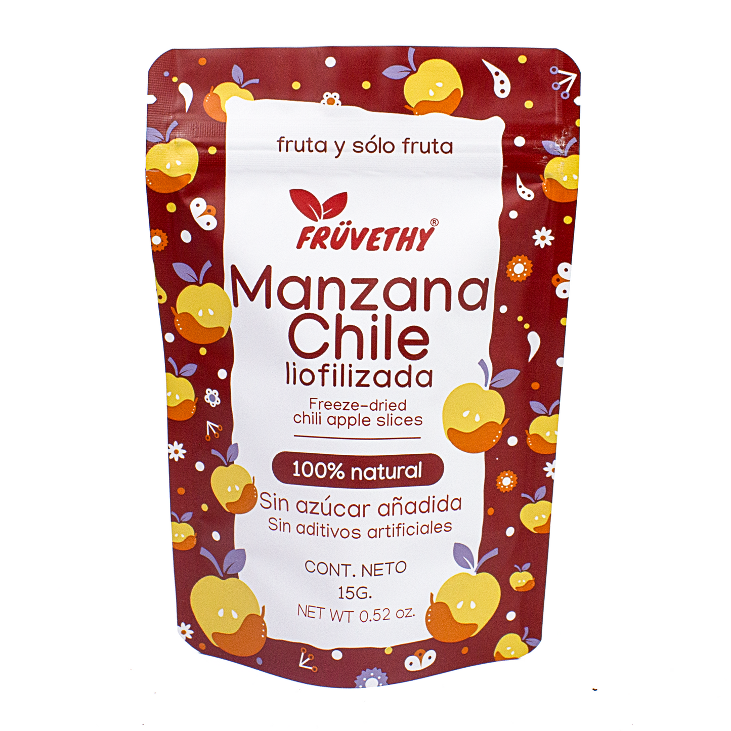 Snack Manzana Chile Liofilizada