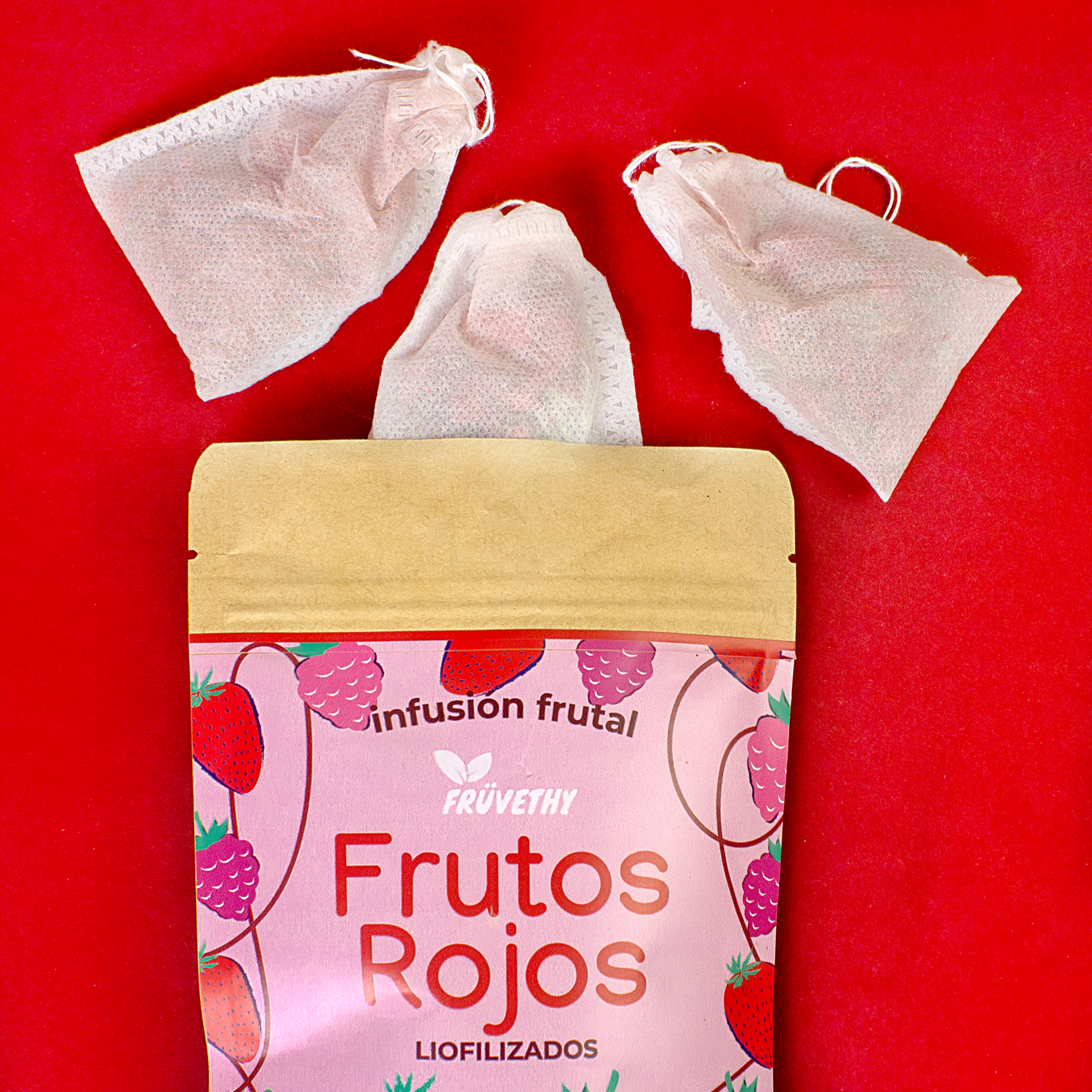 Infusión Frutos Rojos y Menta Liofilizados (10 sobres)