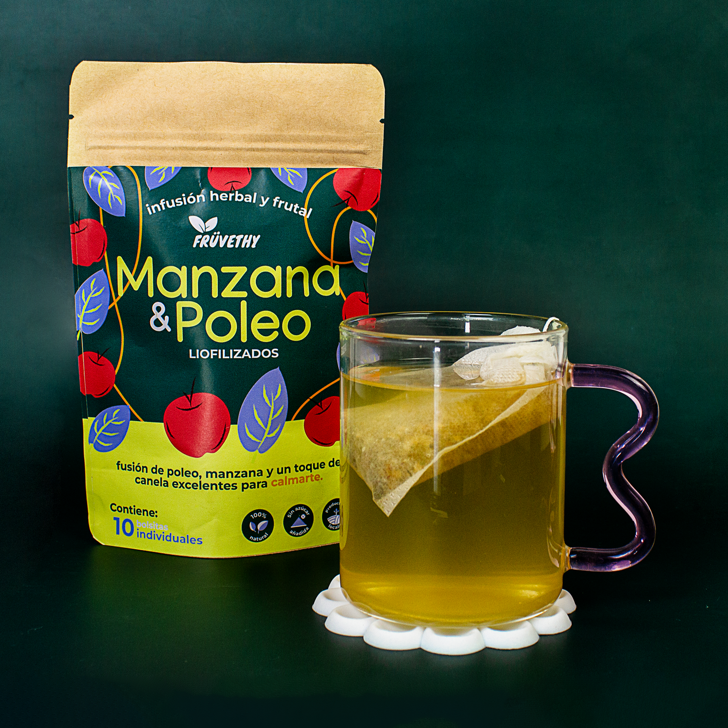 Infusión Manzana-canela & Poleo Liofilizados (10 sobres)