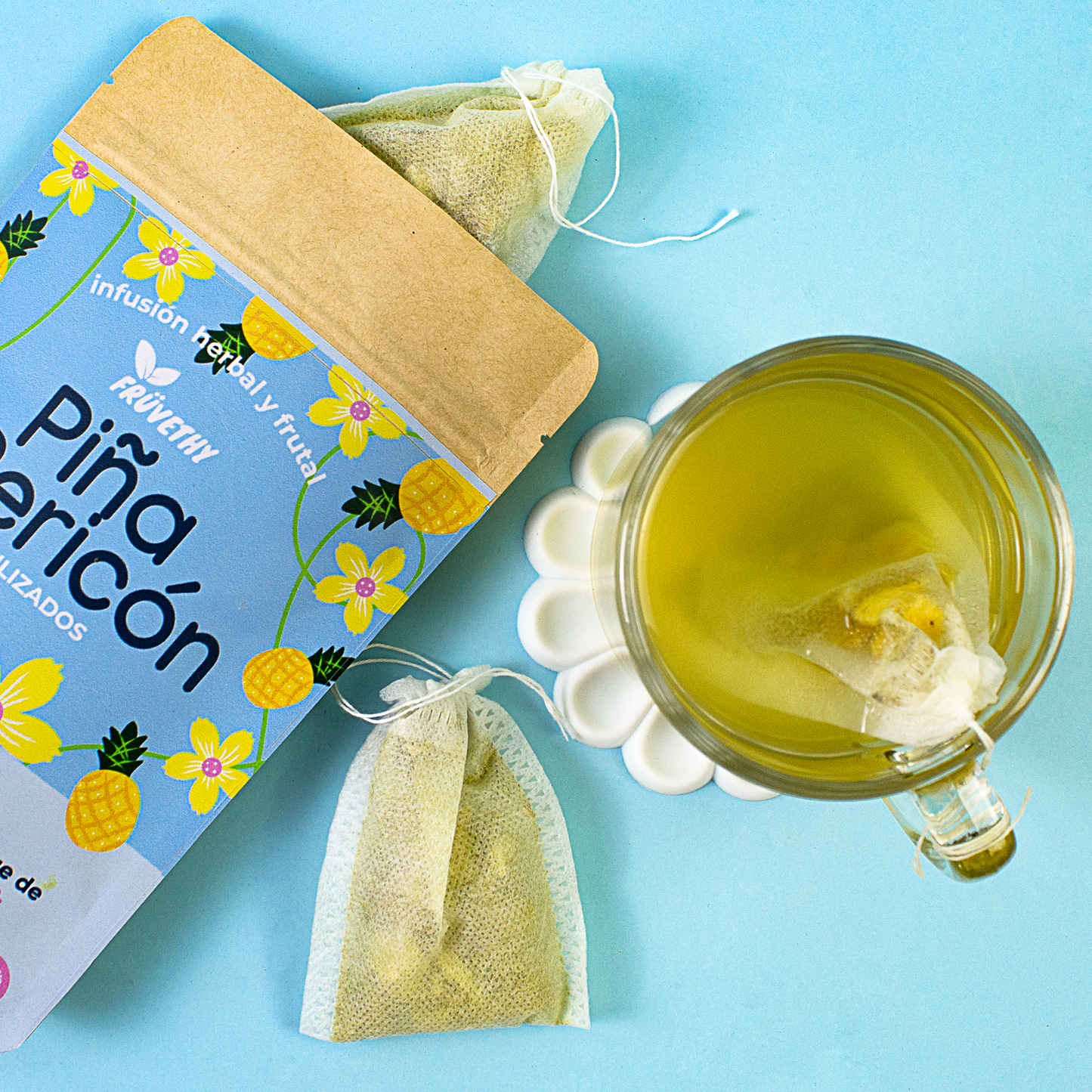 Infusión Piña & Pericón Liofilizados (10 sobres)