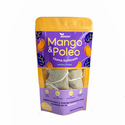 Tisana liofilizada Mango & Poleo en bolsitas