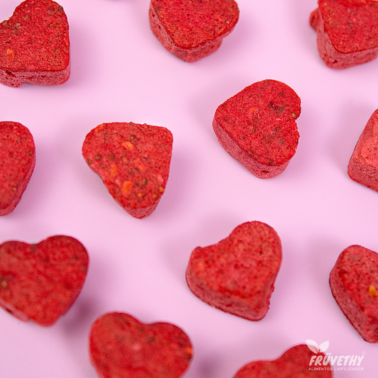 Corazones Fresa y Frambuesa