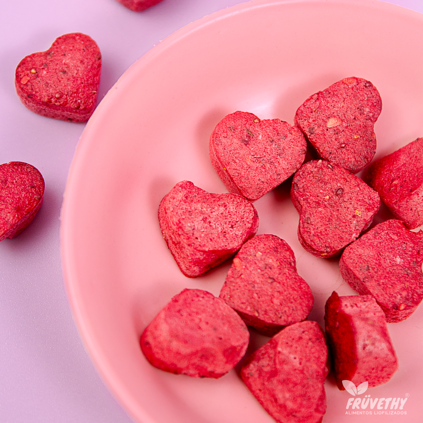 Corazones Fresa y Frambuesa