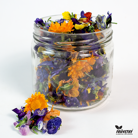Flores comestibles liofilizadas 🌺