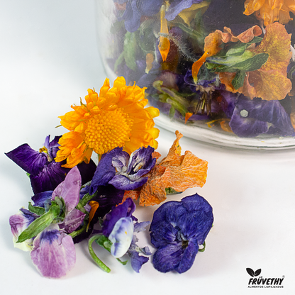 Flores comestibles liofilizadas 🌺