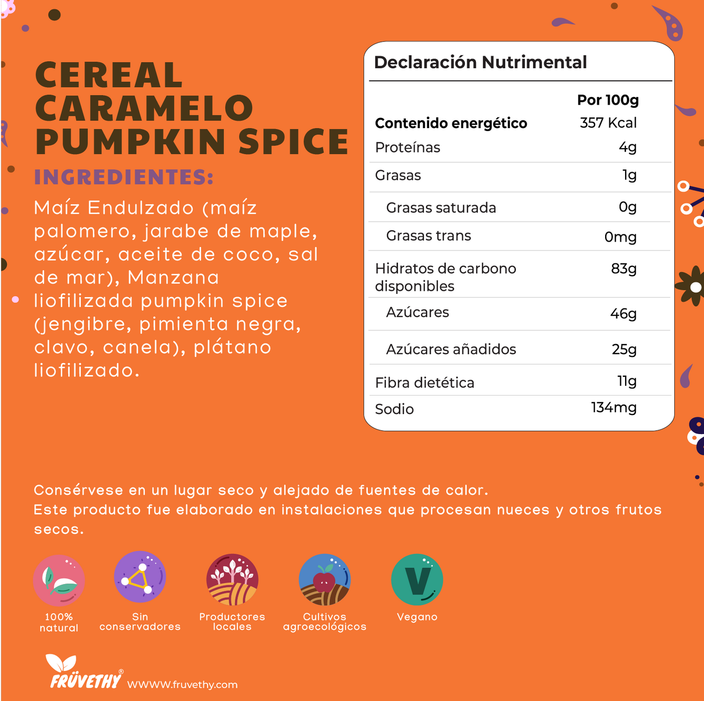 Cereal caramelo pumpkin spice