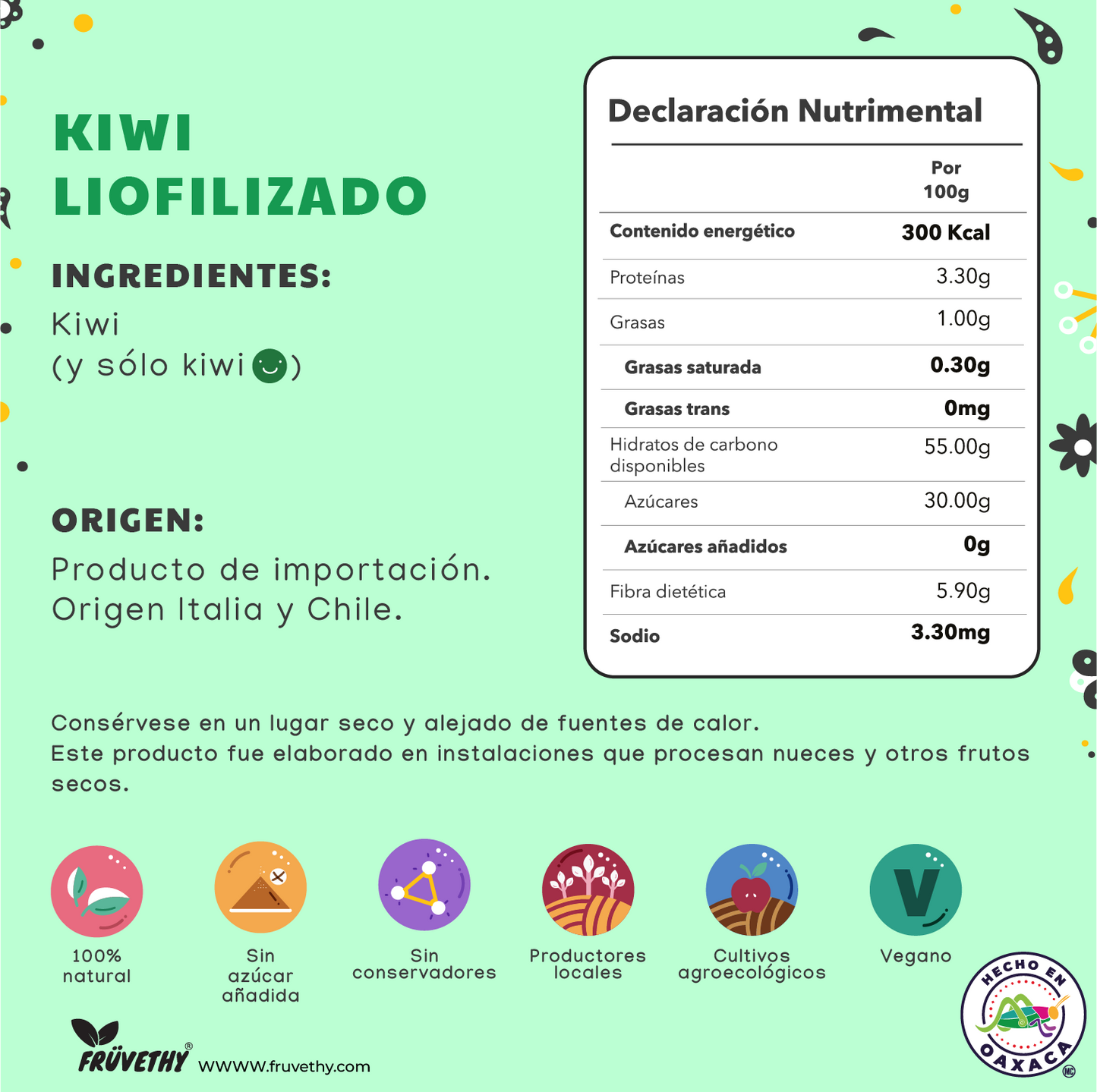 Kiwi Liofilizado