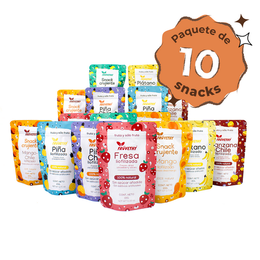 Caja de 10 snacks personalizada