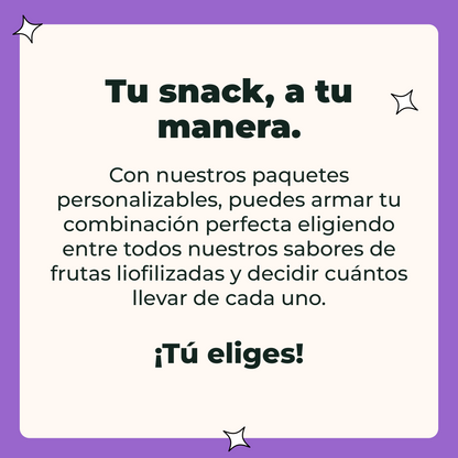 Caja 15 snacks Personalizada