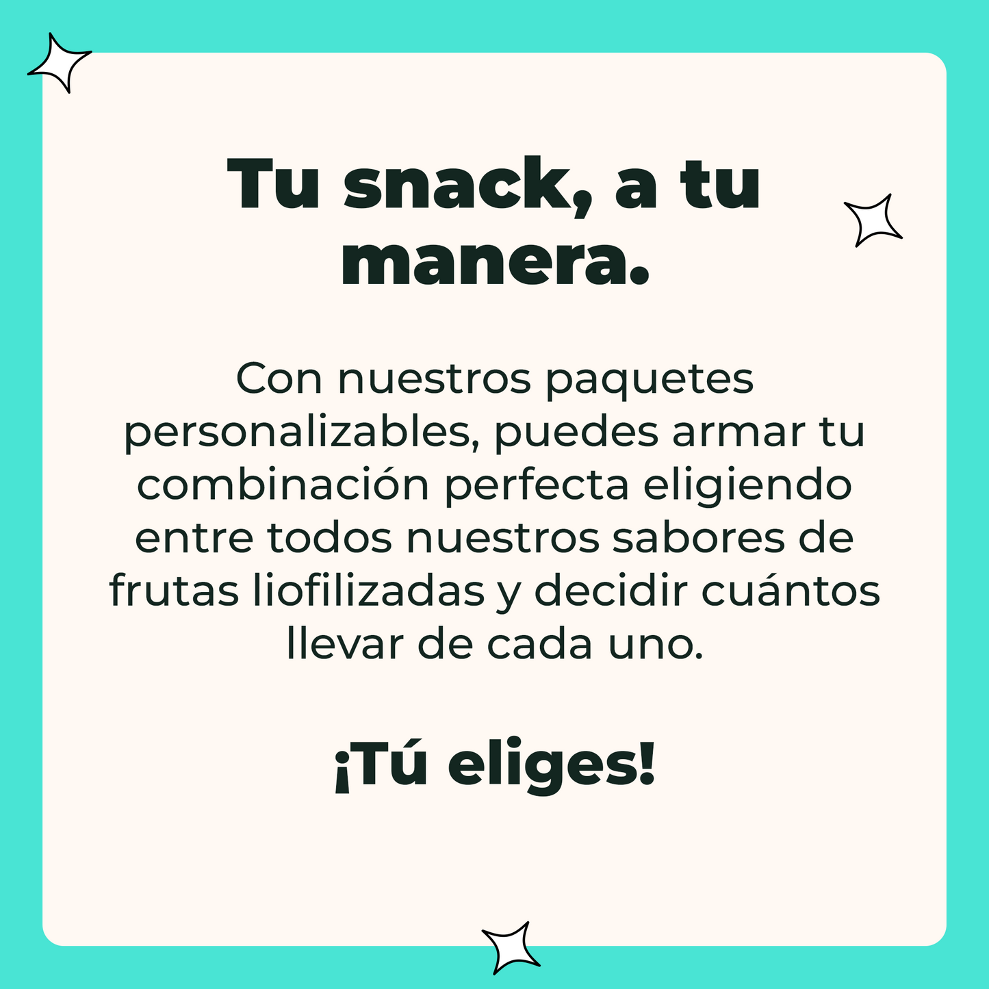 Caja de 24 snacks Personalizada