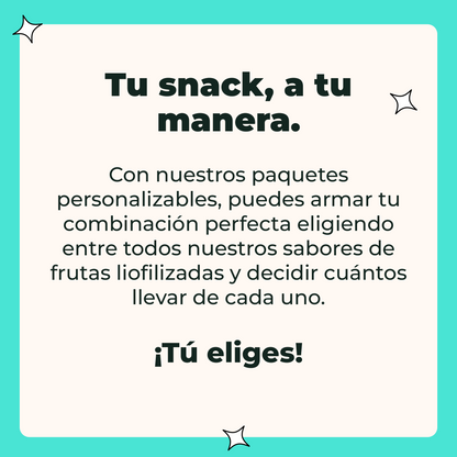 Caja de 24 snacks Personalizada