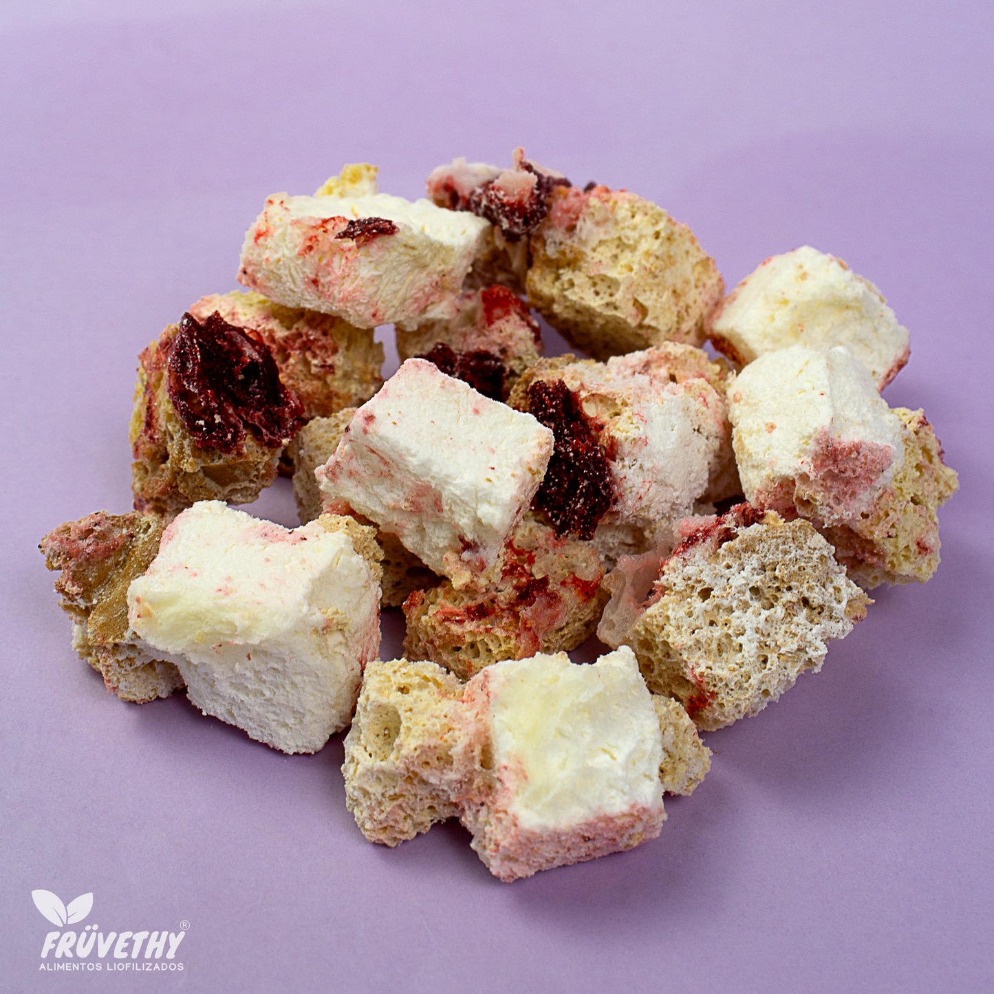 Pastel 3 Leches con Zarzamora Liofilizado🎂🍇