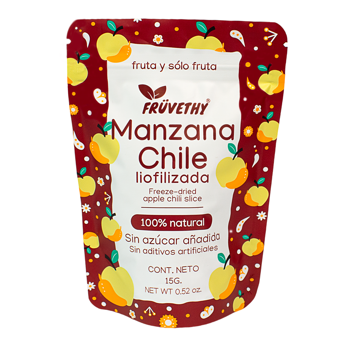 Snack Manzana Chile Liofilizada