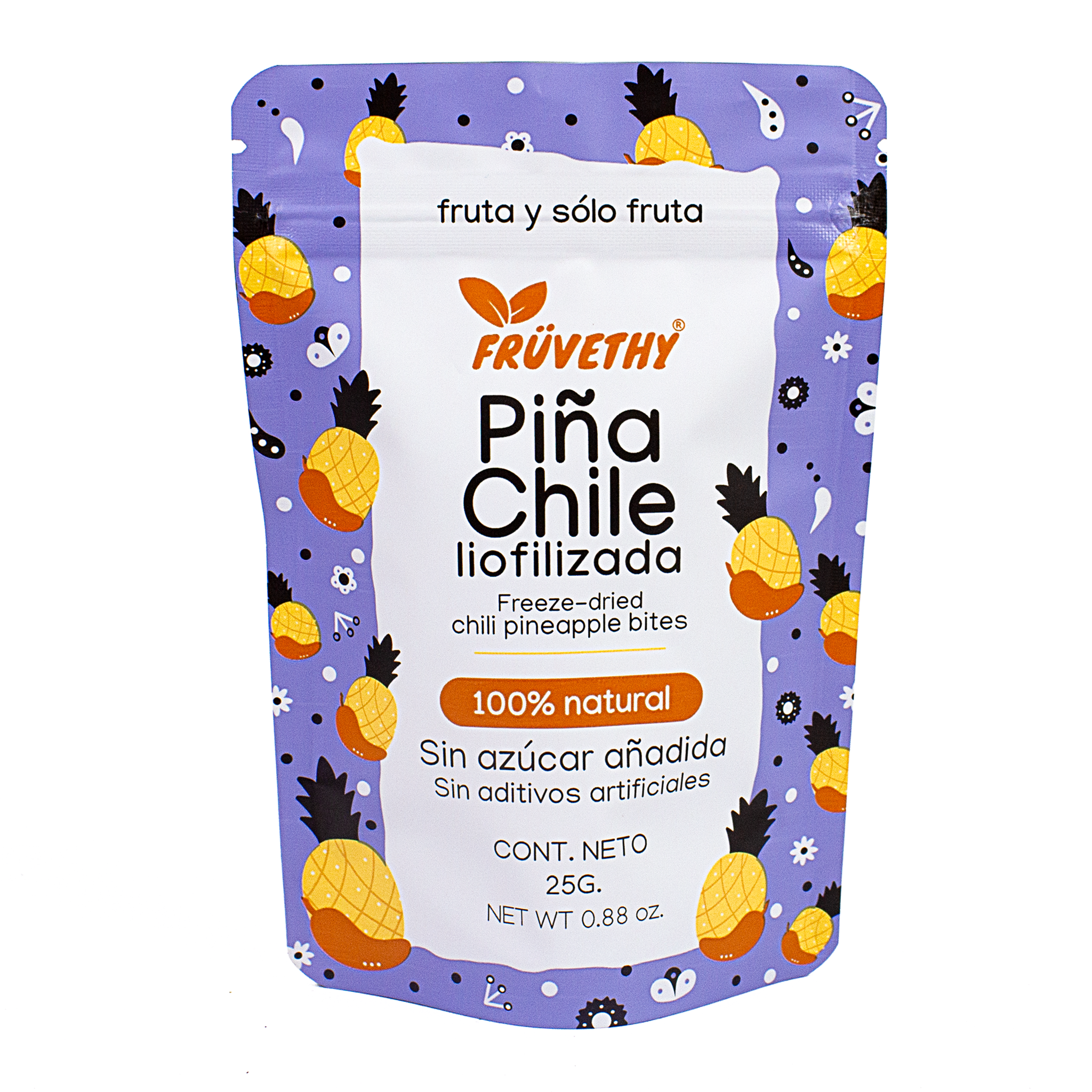 Snack Piña Chile Liofilizada| Snack Tropical y Picosito – Fruvethy ...