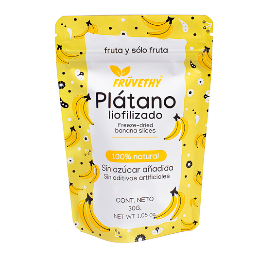 Snack plátano liofilizado Früvethy