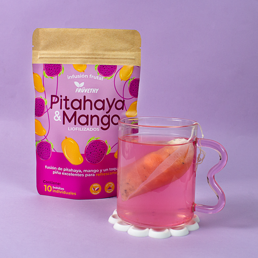 Infusión Pitahaya Mango Liofiilizados (10 sobres)