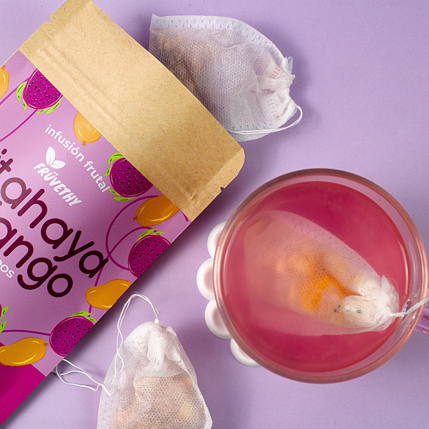 Infusión Pitahaya Mango Liofiilizados (10 sobres)