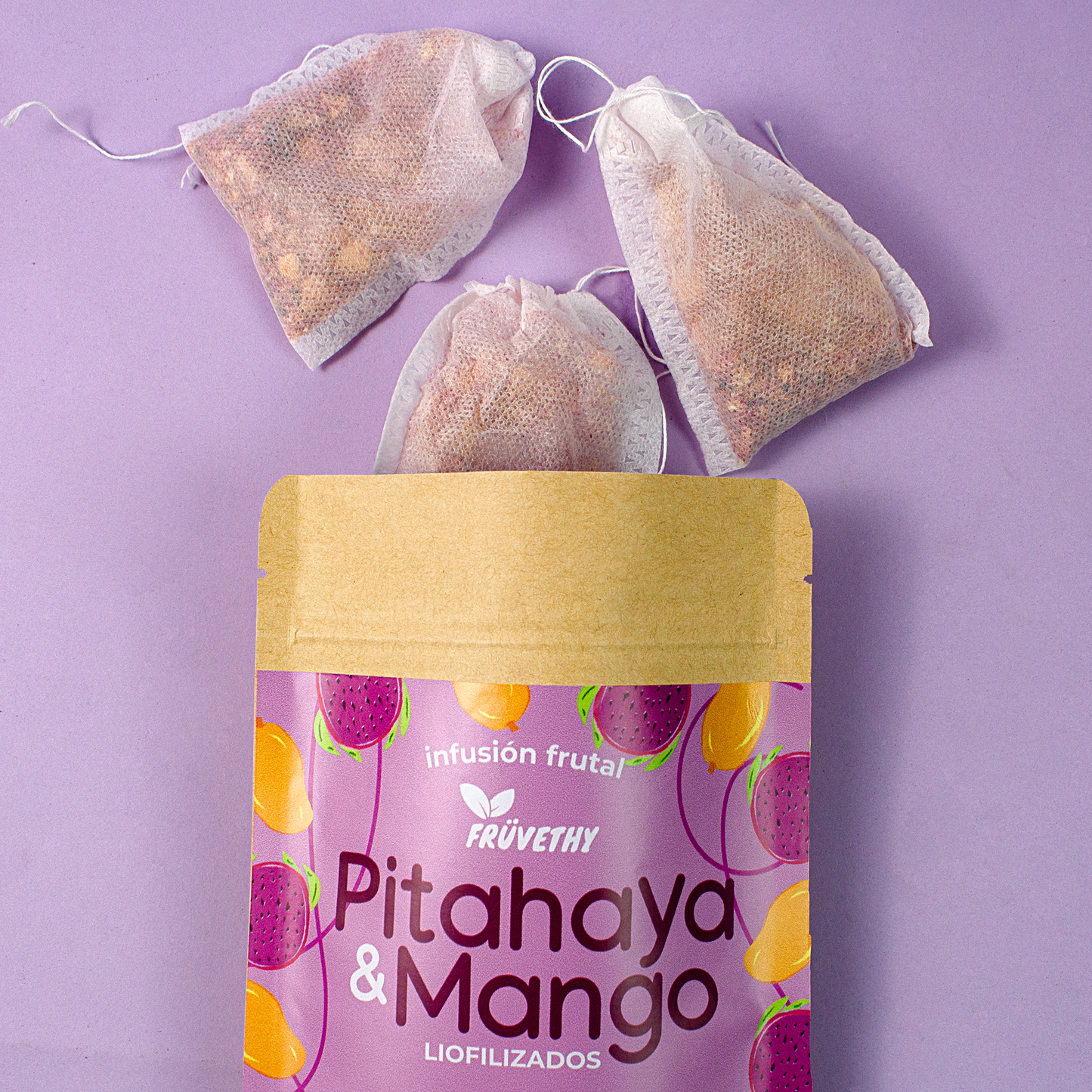 Infusión Pitahaya Mango Liofiilizados (10 sobres)