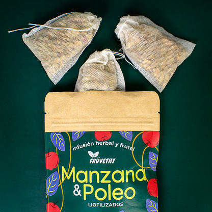 Infusión Manzana-canela & Poleo Liofilizados (10 sobres)