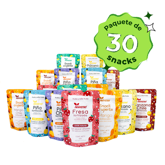 Caja de 30 snacks Personalizada
